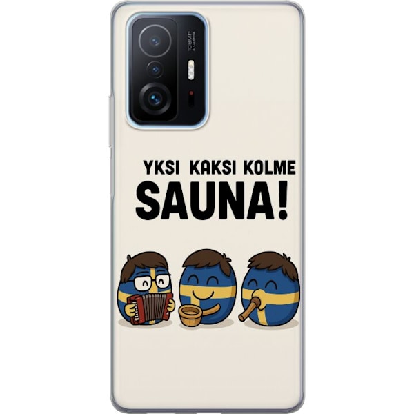Xiaomi 11T Gjennomsiktig deksel Festivalen Kaj Bara Bada Badst