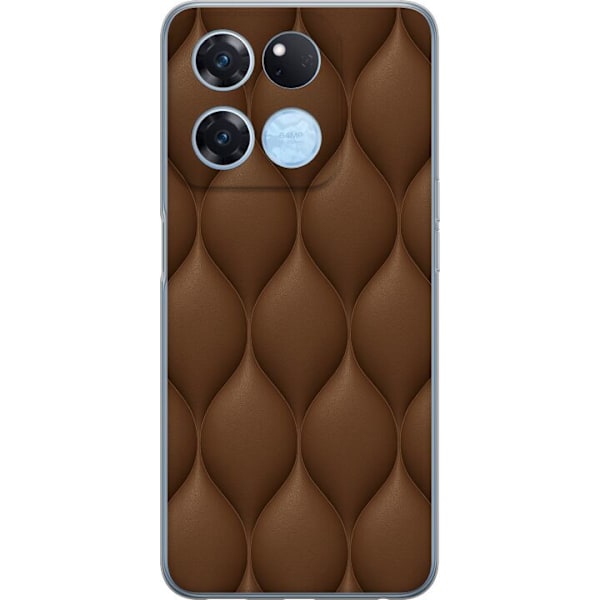 OnePlus Ace Racing Genomskinligt Skal Cocoa Scales