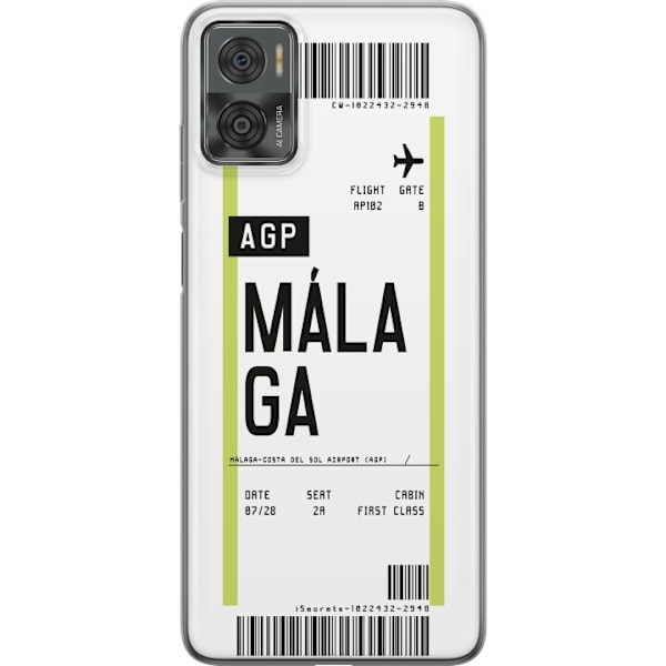 Motorola Moto E22i Gennemsigtig cover Malaga