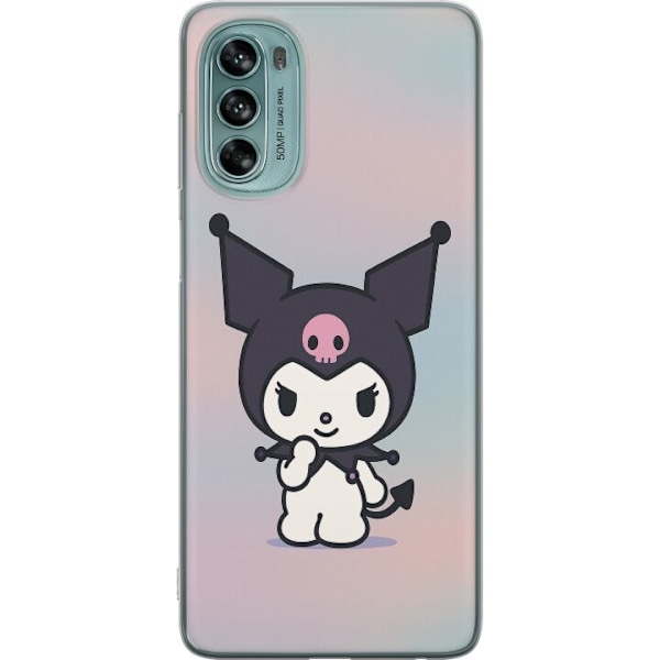 Motorola Moto G62 5G Gennemsigtig cover Kawaii Sanrio Kuromi