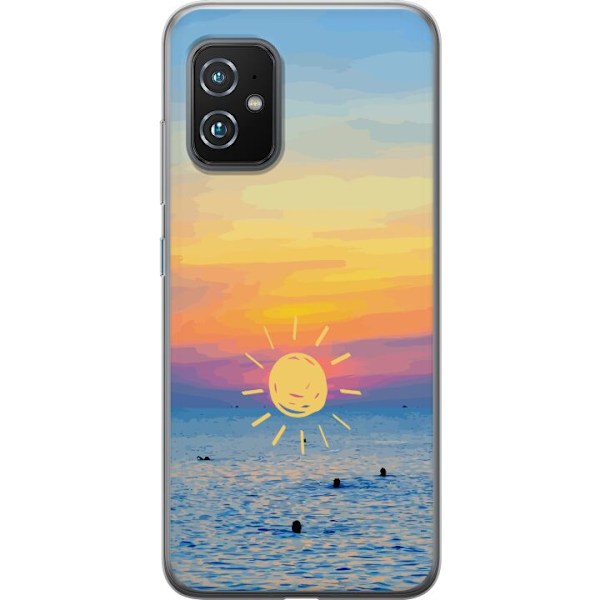 Asus Zenfone 8 Läpinäkyvä kuori Auringonlasku