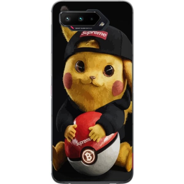 Asus ROG Phone 5 Läpinäkyvä kuori Pikachu Supreme