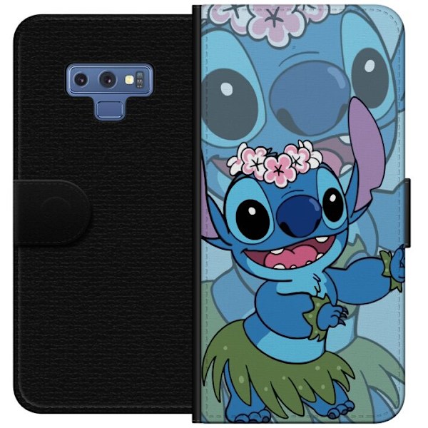 Samsung Galaxy Note9 Tegnebogsetui Stitch under Stjernerne - Magisk Anime-stil