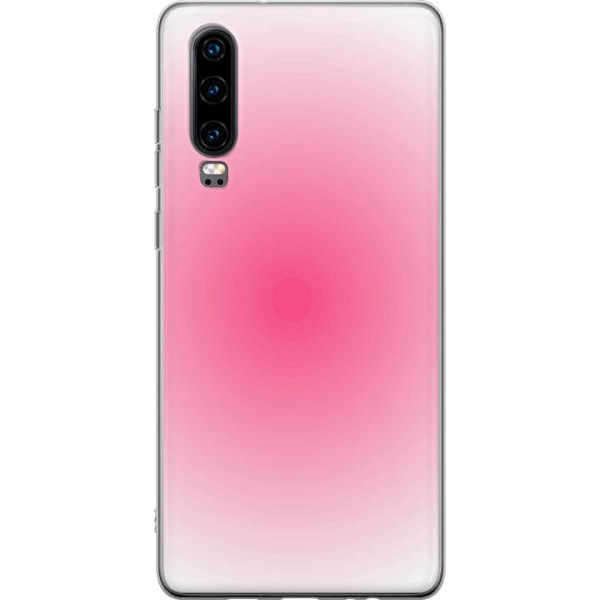 Huawei P30 Gjennomsiktig deksel Rosa Sky