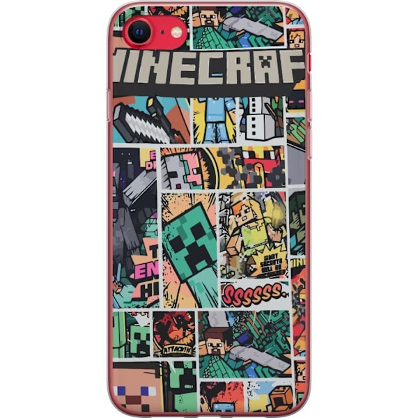 Apple iPhone 7 Läpinäkyvä kuori Minecraft Taide