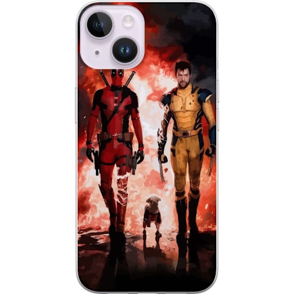 Apple iPhone 14 Plus Gennemsigtig cover Wolverine Deadpool