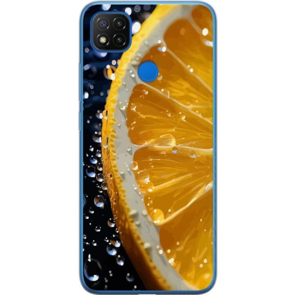 Xiaomi Redmi 9C Gennemsigtig cover Appelsin