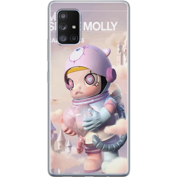 Samsung Galaxy A71 5G Läpinäkyvä kuori Mega Space Molly Car