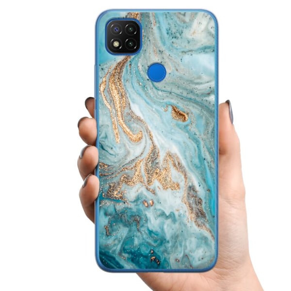 Xiaomi Redmi 9C TPU Mobildeksel Magisk Marmor