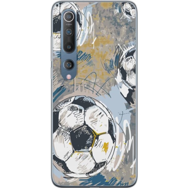 Xiaomi Mi 10 5G Gennemsigtig cover Fodbold