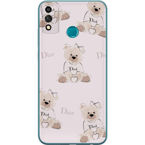 Honor 9X Lite Läpinäkyvä kuori Teddy Dior Vibes - ylellinen