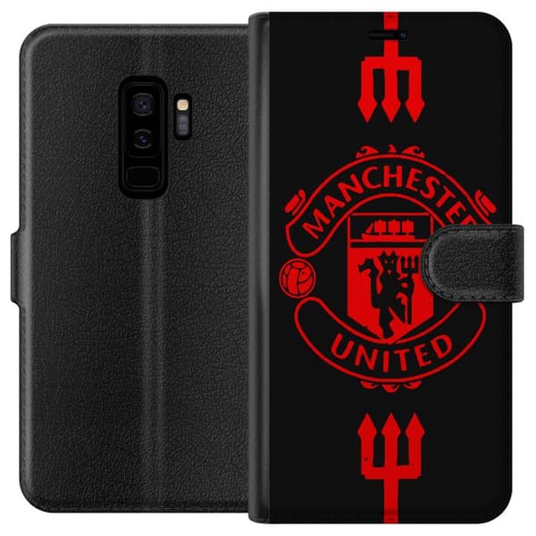 Kompatibel Tegnebogsetui til Samsung Galaxy S9+ ManchesterUnited