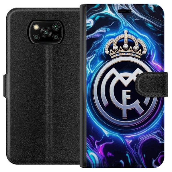 Xiaomi Poco X3 NFC Tegnebogsetui Real Madrid