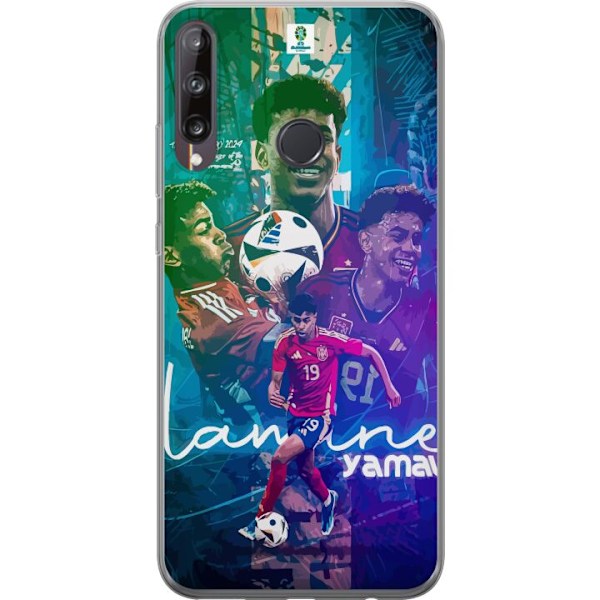 Huawei P40 lite E Läpinäkyvä kuori Lamine Yamal FCB