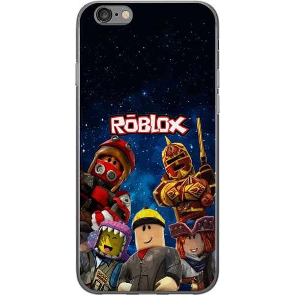 Kompatibelt Mobildeksel til Apple iPhone 6 Roblox romfigurer spillkarakterer stjernehimmel gaming blå