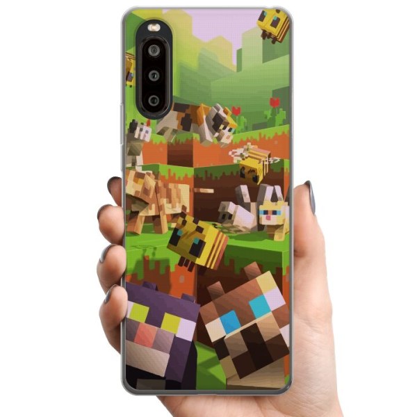 Sony Xperia 10 II TPU Mobildeksel MineCraft