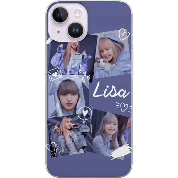 Kompatibelt Mobildeksel til Apple iPhone 14 Lisa Blackpink – Aesthetic K-pop Queen