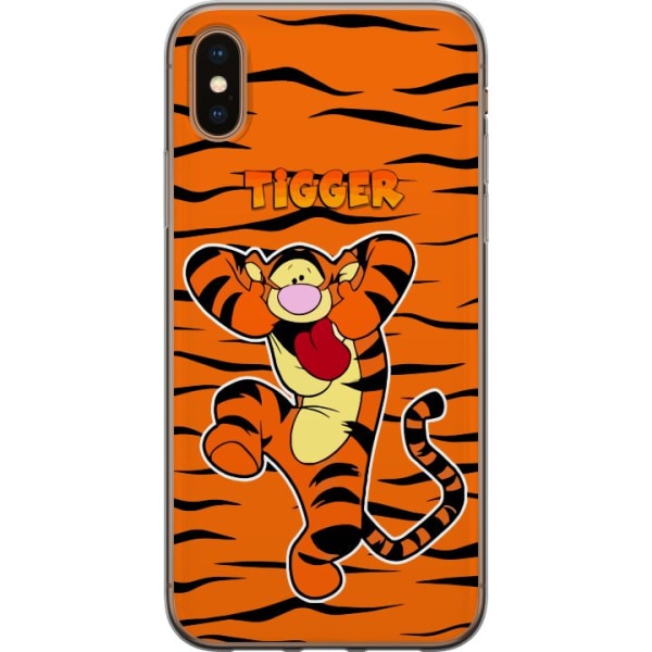 Apple iPhone XS Gennemsigtig cover Tiger