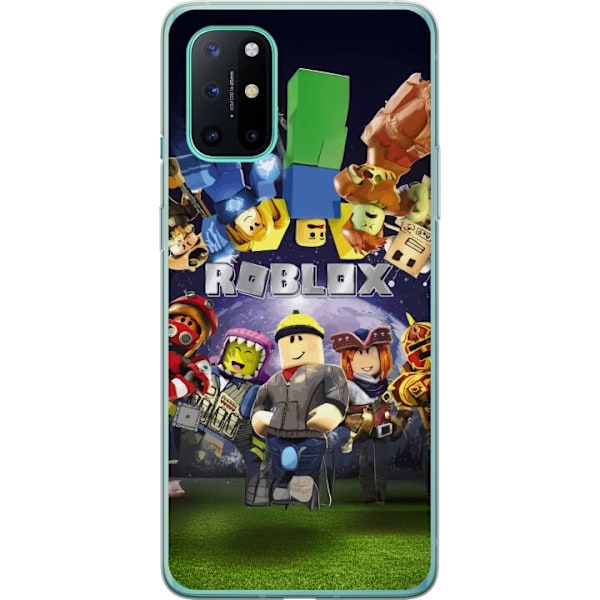 OnePlus 8T Läpinäkyvä kuori Roblox Maailma - Pelaamisseikkailu Lapsille ja Nuorille