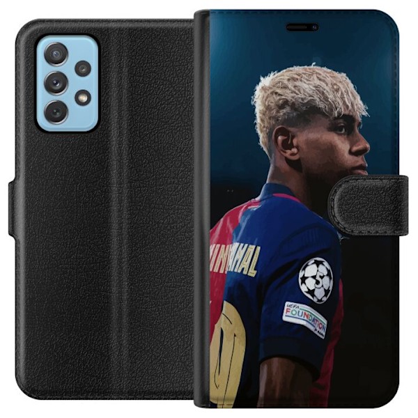 Samsung Galaxy A52 5G Tegnebogsetui Lamine Yamal - Barcelonas
