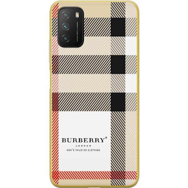 Xiaomi Poco M3  Gennemsigtig cover Burberry