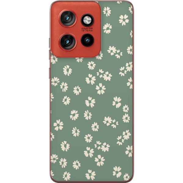 Motorola Edge 50 Neo Genomskinligt Skal Blomsterdröm – färgglatt blommönster