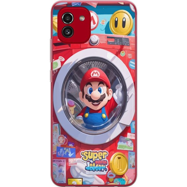 Samsung Galaxy A03 Gennemsigtig cover Mario