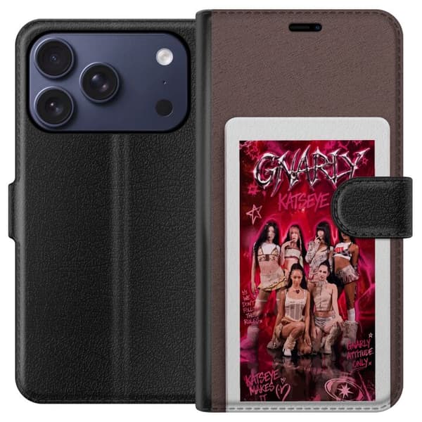 Kompatibel Tegnebogsetui til Apple iPhone 17 Pro KATSEYE pink