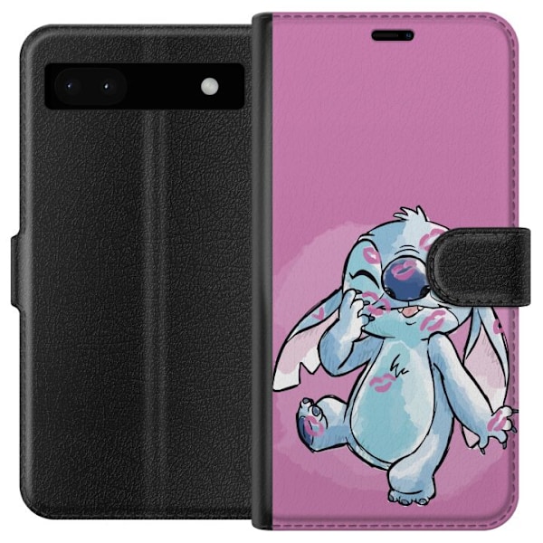 Google Pixel 6a Lommeboketui Stitch Puss