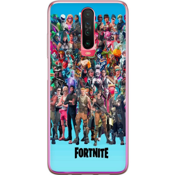 Xiaomi Redmi K30 Läpinäkyvä kuori Fortnite