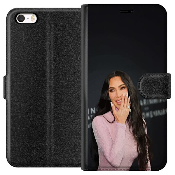 Apple iPhone SE (2016) Plånboksfodral Kim Kardashian – Tren