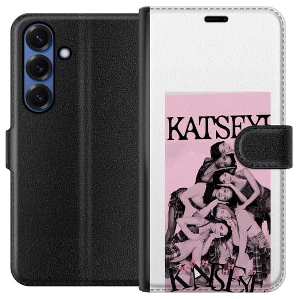 Kompatibel Tegnebogsetui til Samsung Galaxy S26+ kattøje pink