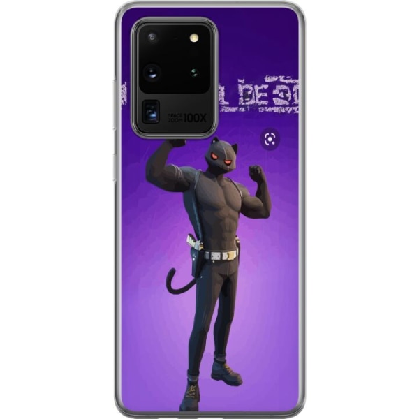 Samsung Galaxy S20 Ultra Gennemsigtig cover Fortnite - Meowscl