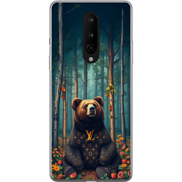 OnePlus 8 Gennemsigtig cover LV bjørn i skoven