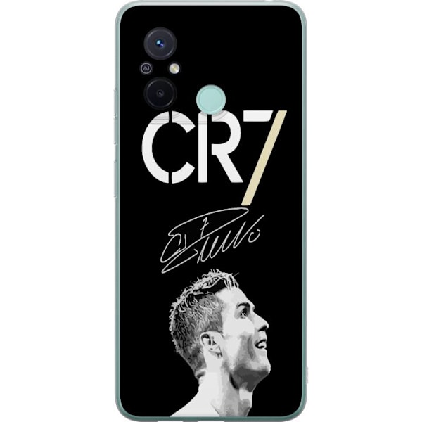 Xiaomi Redmi 12C Genomskinligt Skal CR7 Ronaldo