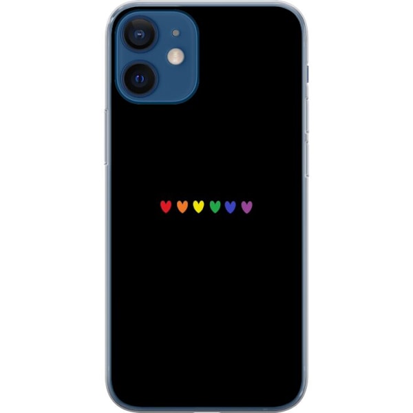 Apple iPhone 12 mini Deksel / Mobildeksel - Stolt Hjerter
