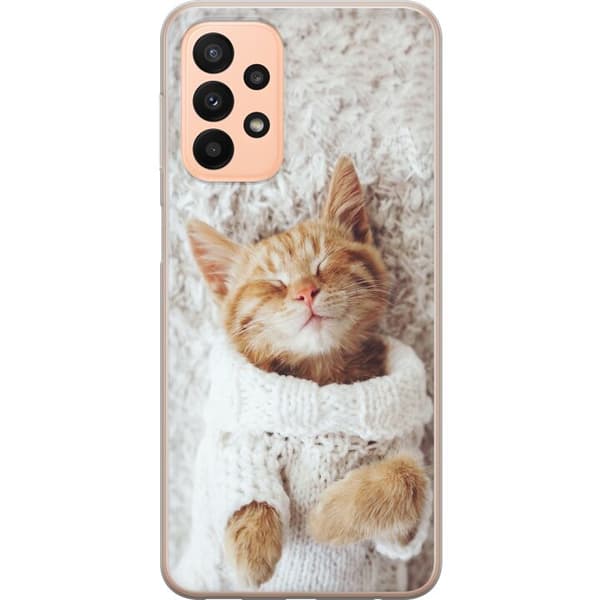 Kompatibelt Mobildeksel til Samsung Galaxy A23 Katt