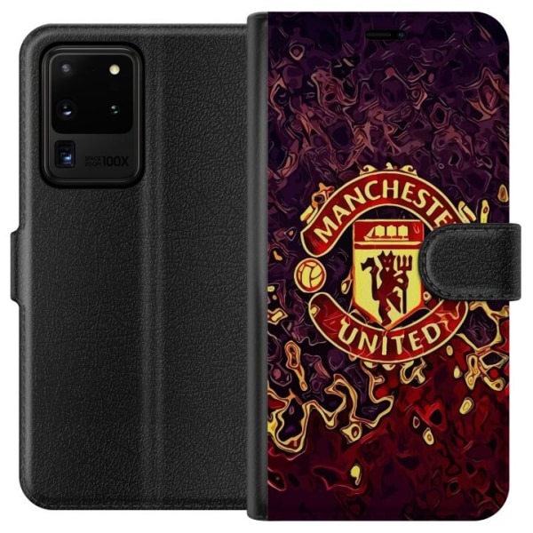 Samsung Galaxy S20 Ultra Lompakkokotelo Manchester United