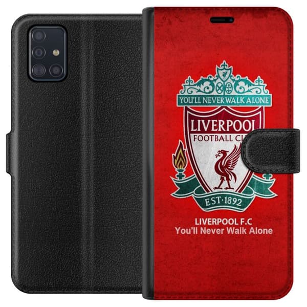Kompatibelt Plånboksfodral till Samsung Galaxy A51 Liverpool