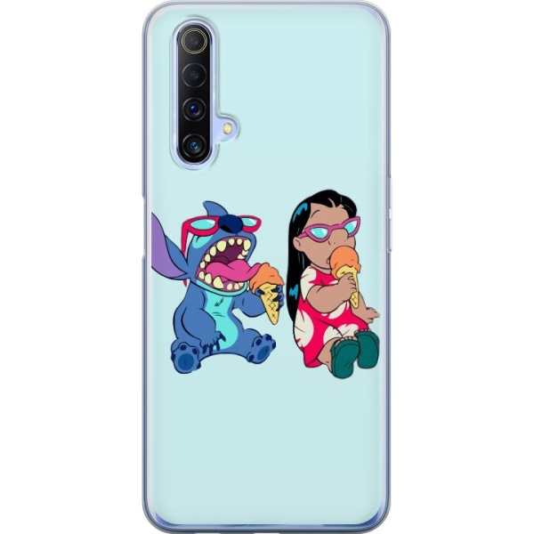 Realme X50 5G Läpinäkyvä kuori Lilo & Stitch