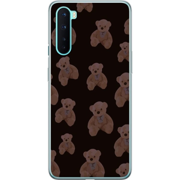 OnePlus Nord Läpinäkyvä kuori Karhu useita karhuja