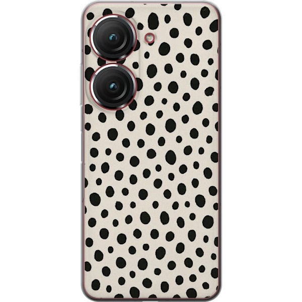 Asus Zenfone 9 Läpinäkyvä kuori Dot Dance