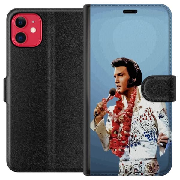 Kompatibel Tegnebogsetui til Apple iPhone 11 Elvis Presley