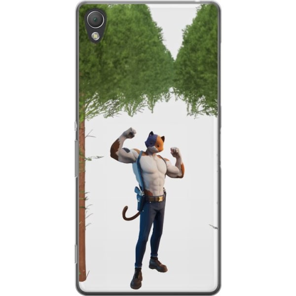 Sony Xperia Z3 Gennemsigtig cover Fortnite - Meowscles