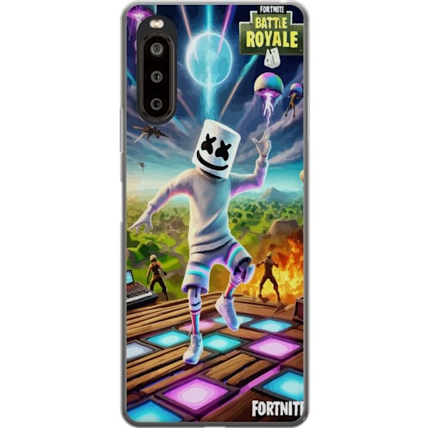 Sony Xperia 10 II Gennemsigtig cover Fortnite