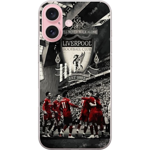 Apple iPhone 16 Genomskinligt Skal Liverpool