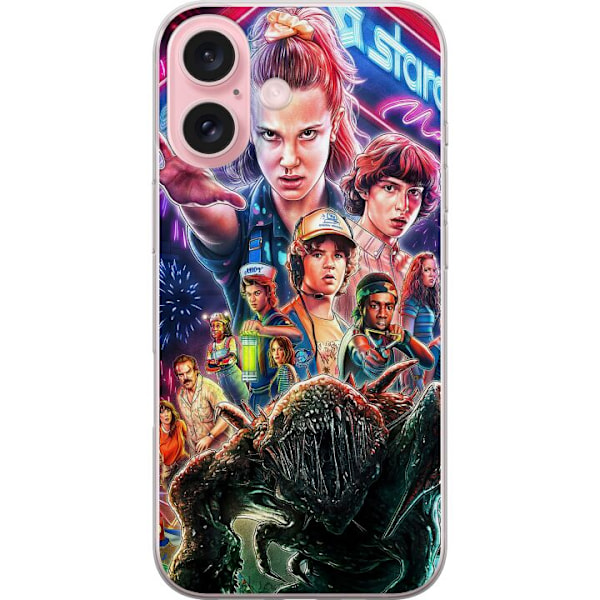 Apple iPhone 16 Gennemsigtig cover Stranger Things