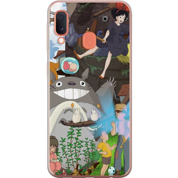 Samsung Galaxy A20e Läpinäkyvä kuori Studio Ghibli