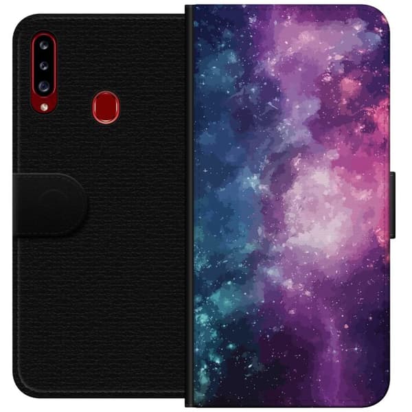 Kompatibelt Plånboksfodral till Samsung Galaxy A20s Nebula