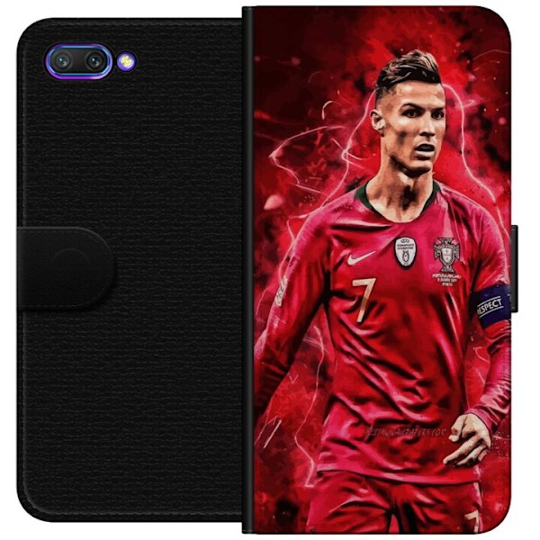 Honor 10 Plånboksfodral Ronaldo Skills – CR7 Design för Ä